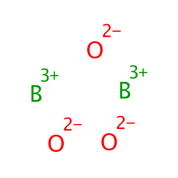 Molecular structure of 1303-86-2
