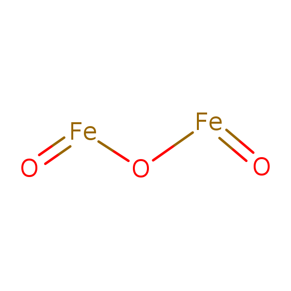 Molecular structure of 1309-37-1