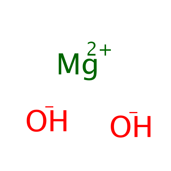 Molecular structure of 1309-42-8
