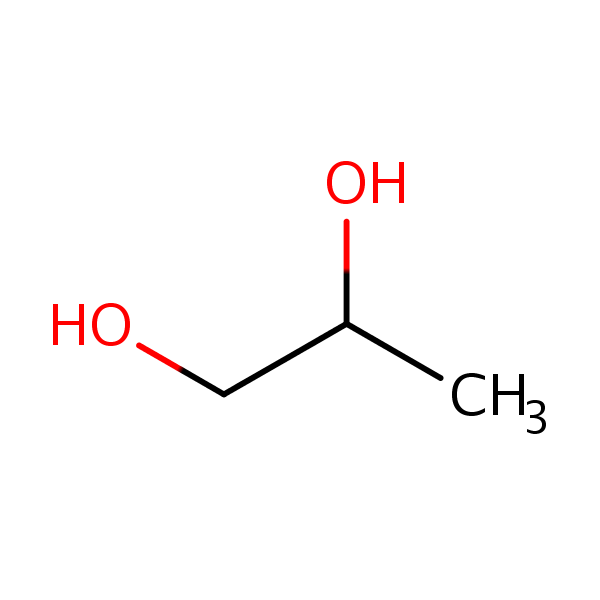 Molecular structure of 57-55-6