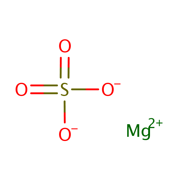Molecular structure of 7487-88-9