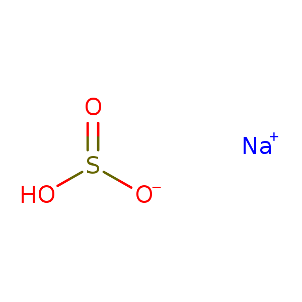 Molecular structure of 7631-90-5