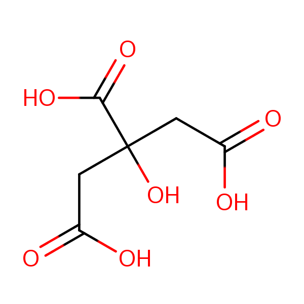 Molecular structure of 77-92-9