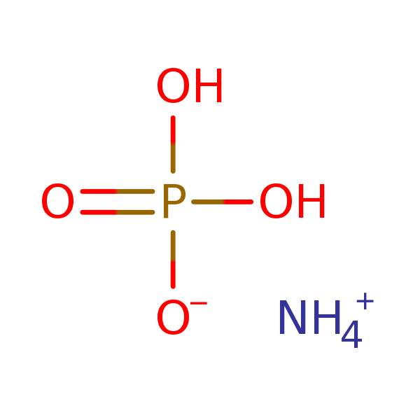 Molecular structure of 7722-76-1