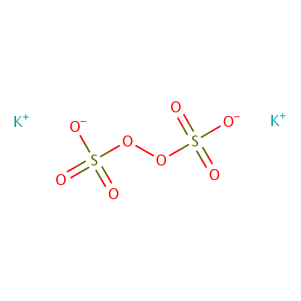 Molecular structure of 7727-21-1