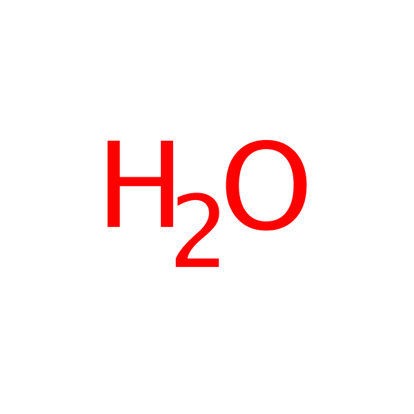 Molecular structure of 7732-18-5