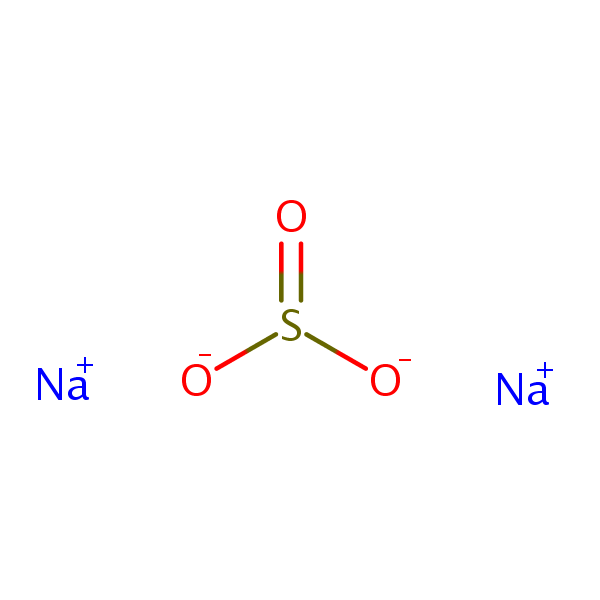 Molecular structure of 7757-83-7