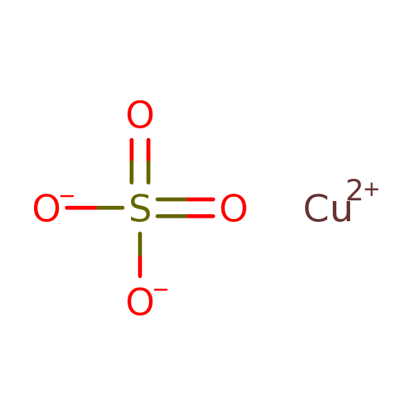 Molecular structure of 7758-98-7