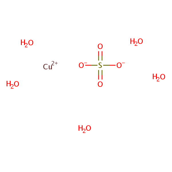 Molecular structure of 7758-99-8