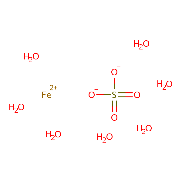 Molecular structure of 7782-63-0