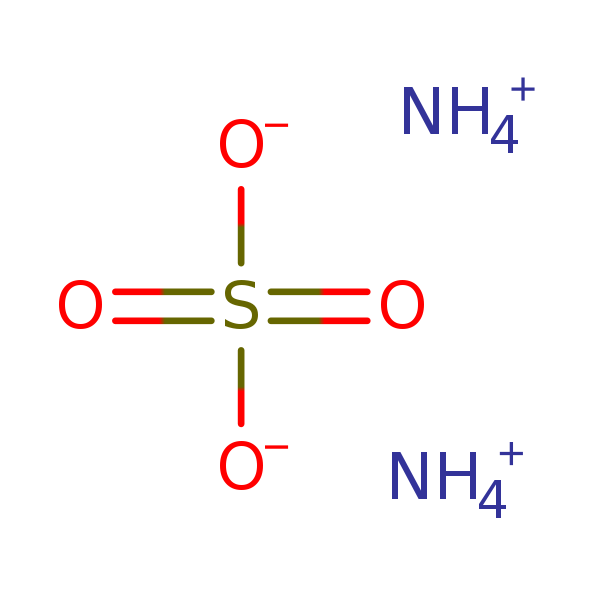 Molecular structure of 7783-20-2