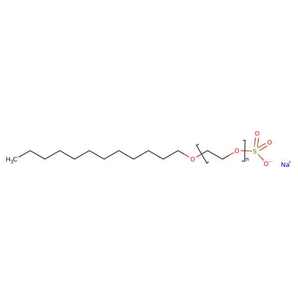 Molecular structure of 9004-82-4