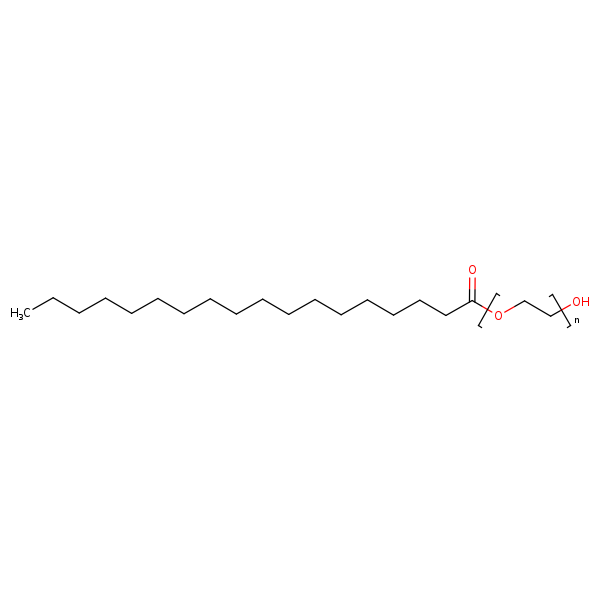 Molecular structure of 9004-99-3