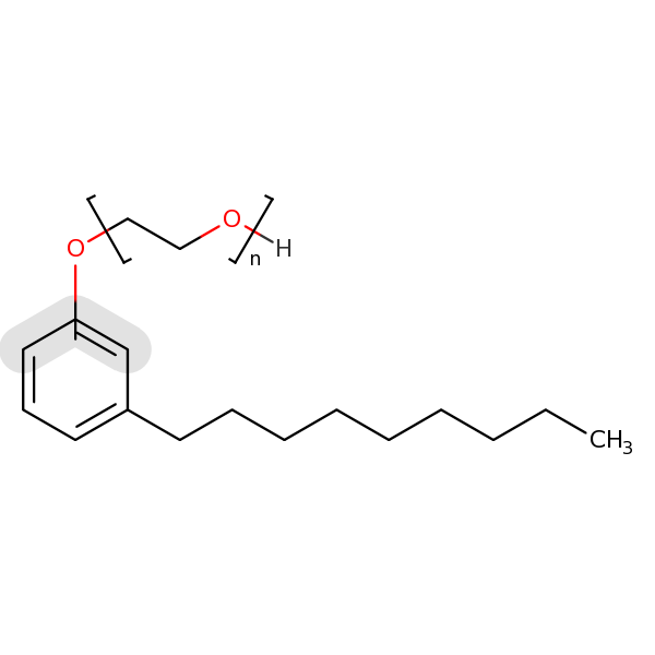 Molecular structure of 9016-45-9