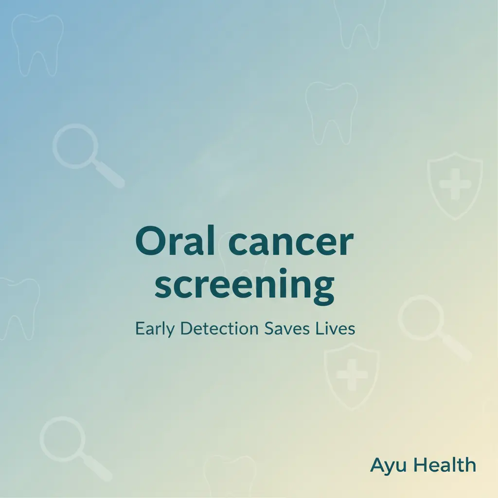 Oral Cancer Screening: Early Detection Saves Lives