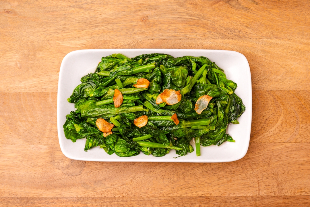 snow pea leaves