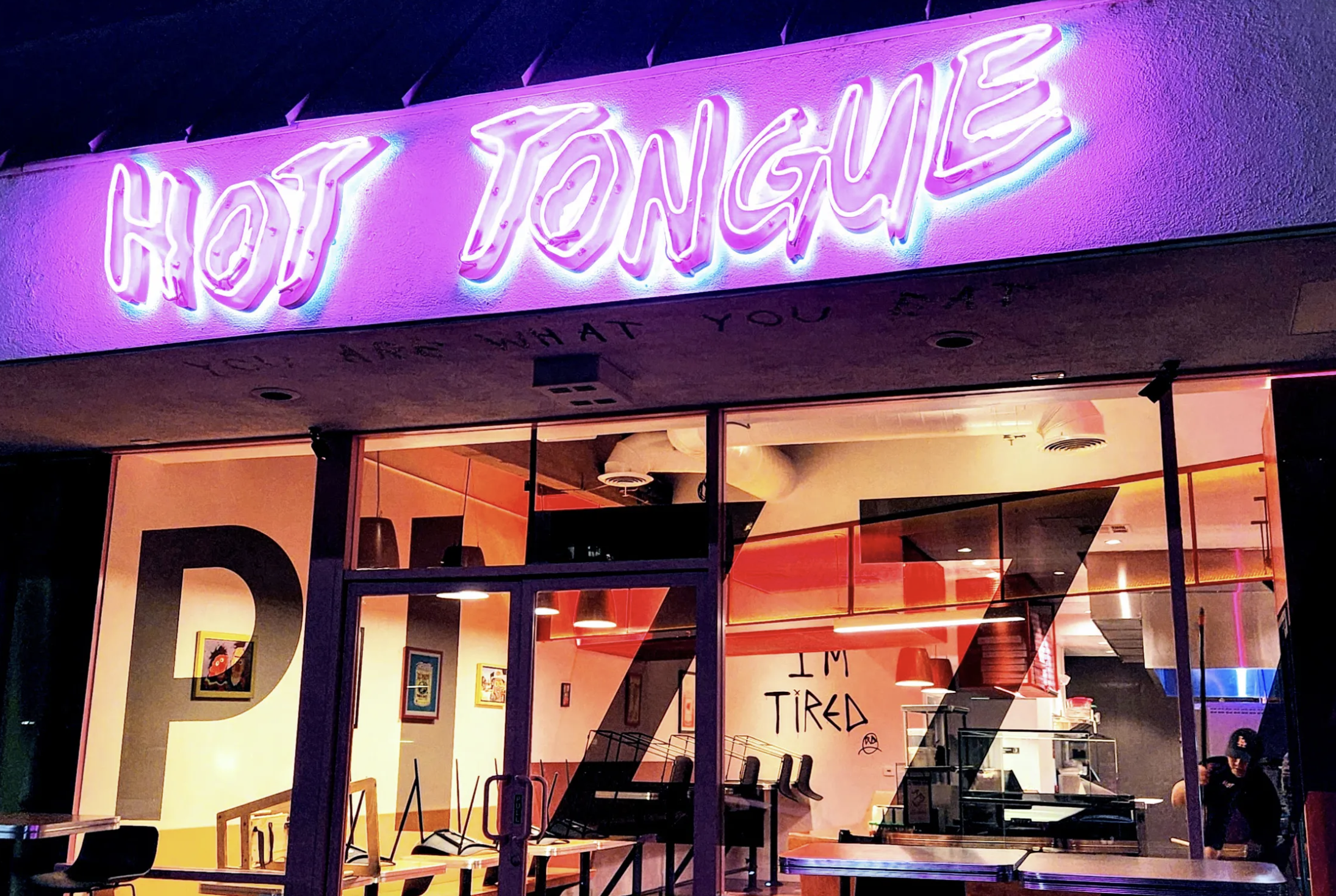 Hot Tongue Pizza