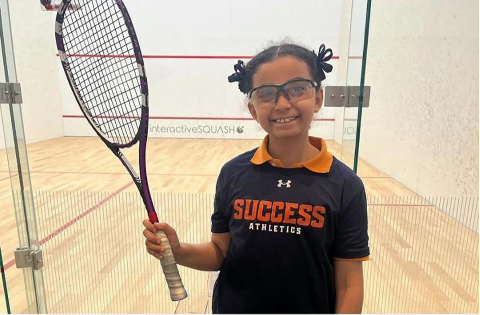 Saja Ahmed at Open Squash