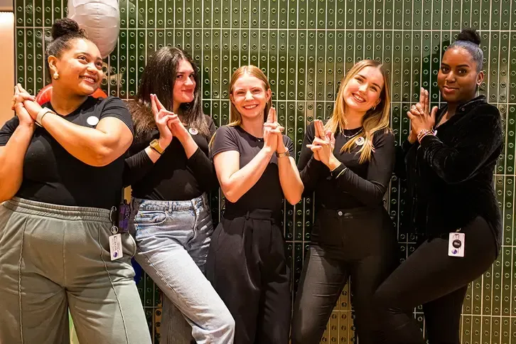 Ona Prokes at Open Squash with her colleagues (Patch)