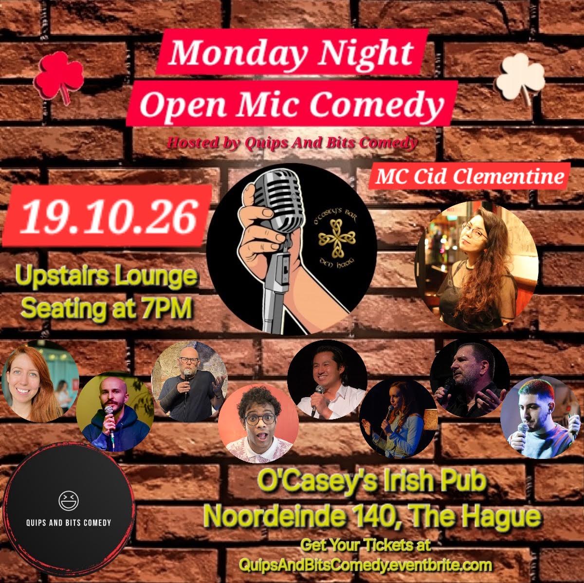 O'Casey's Monday Night  - Open Mic in Den Haag