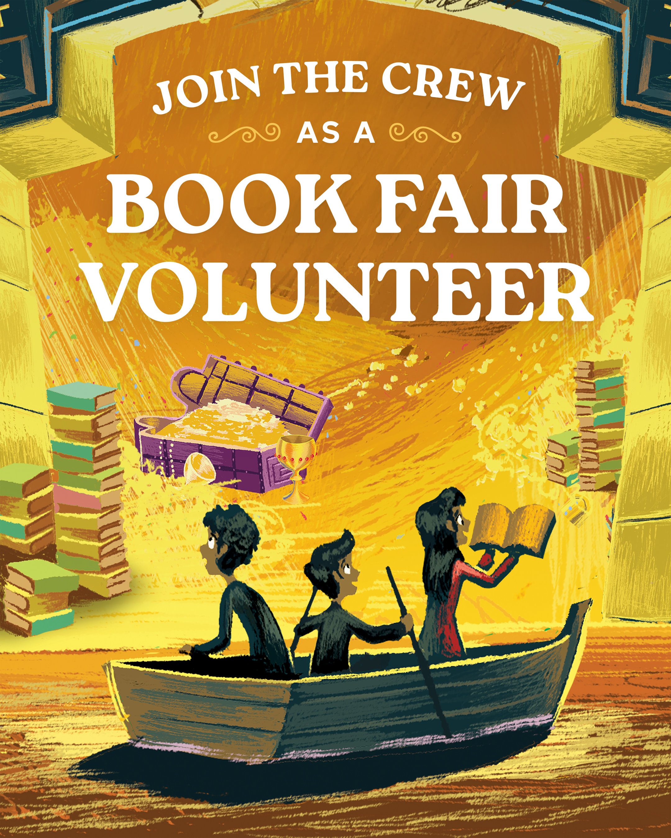 Join the Crew as a Book Fair Volunteer