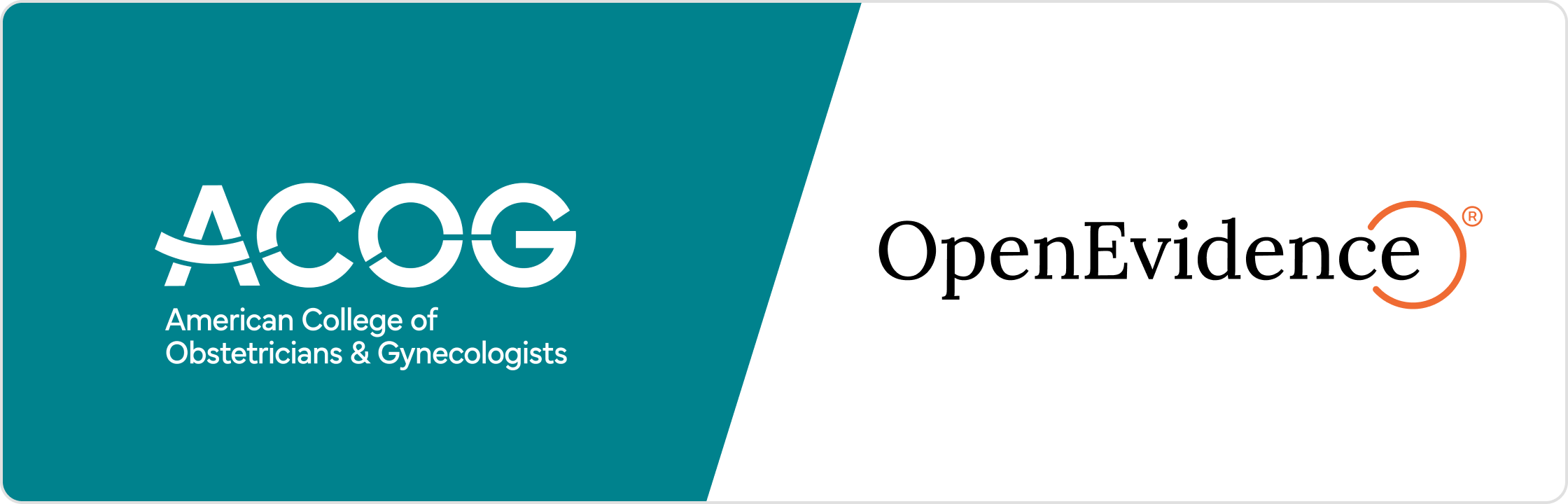 OpenEvidence and ACOG Announce Strategic Collaboration to Advance Ob ...