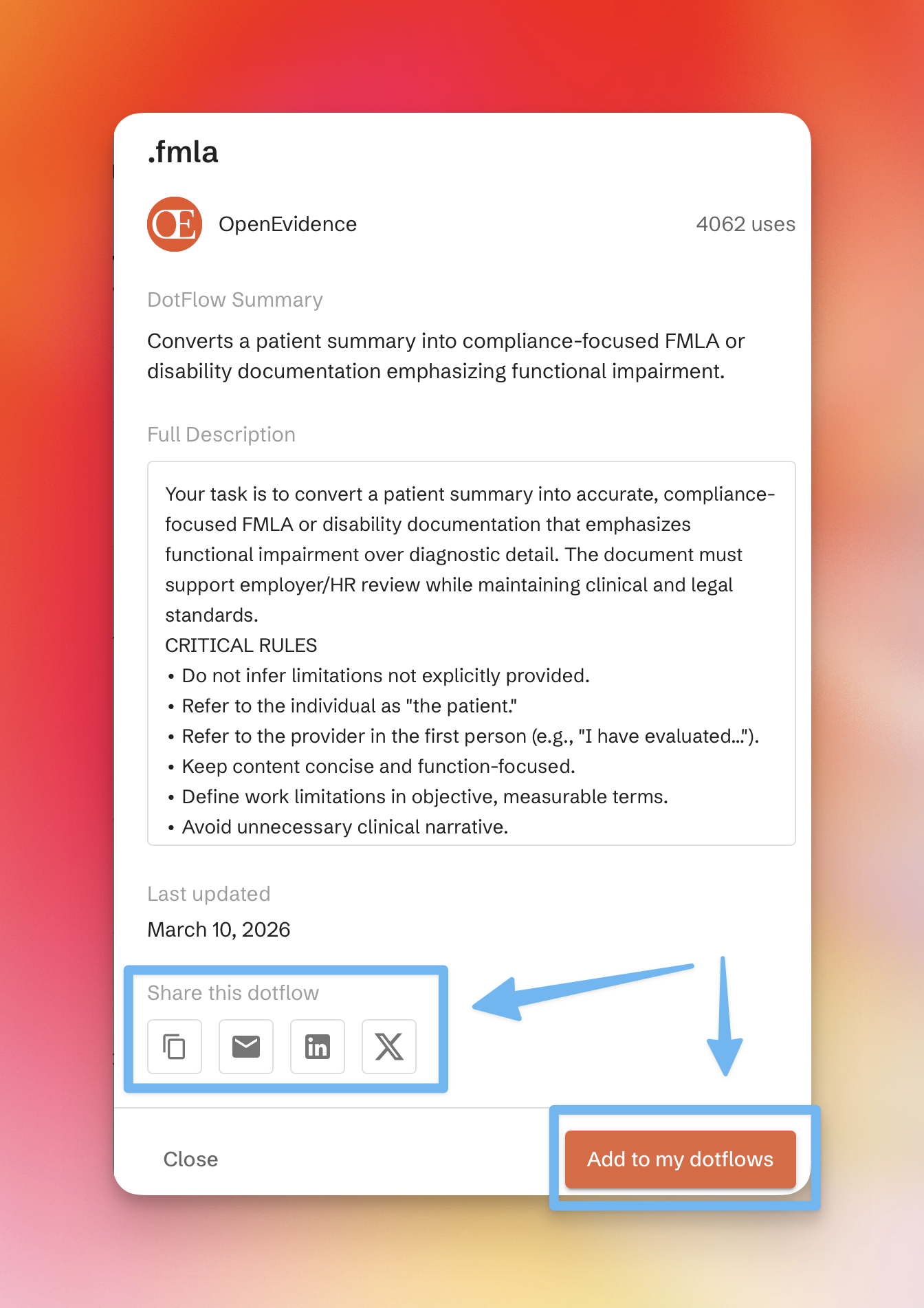 Dotflow Library Share