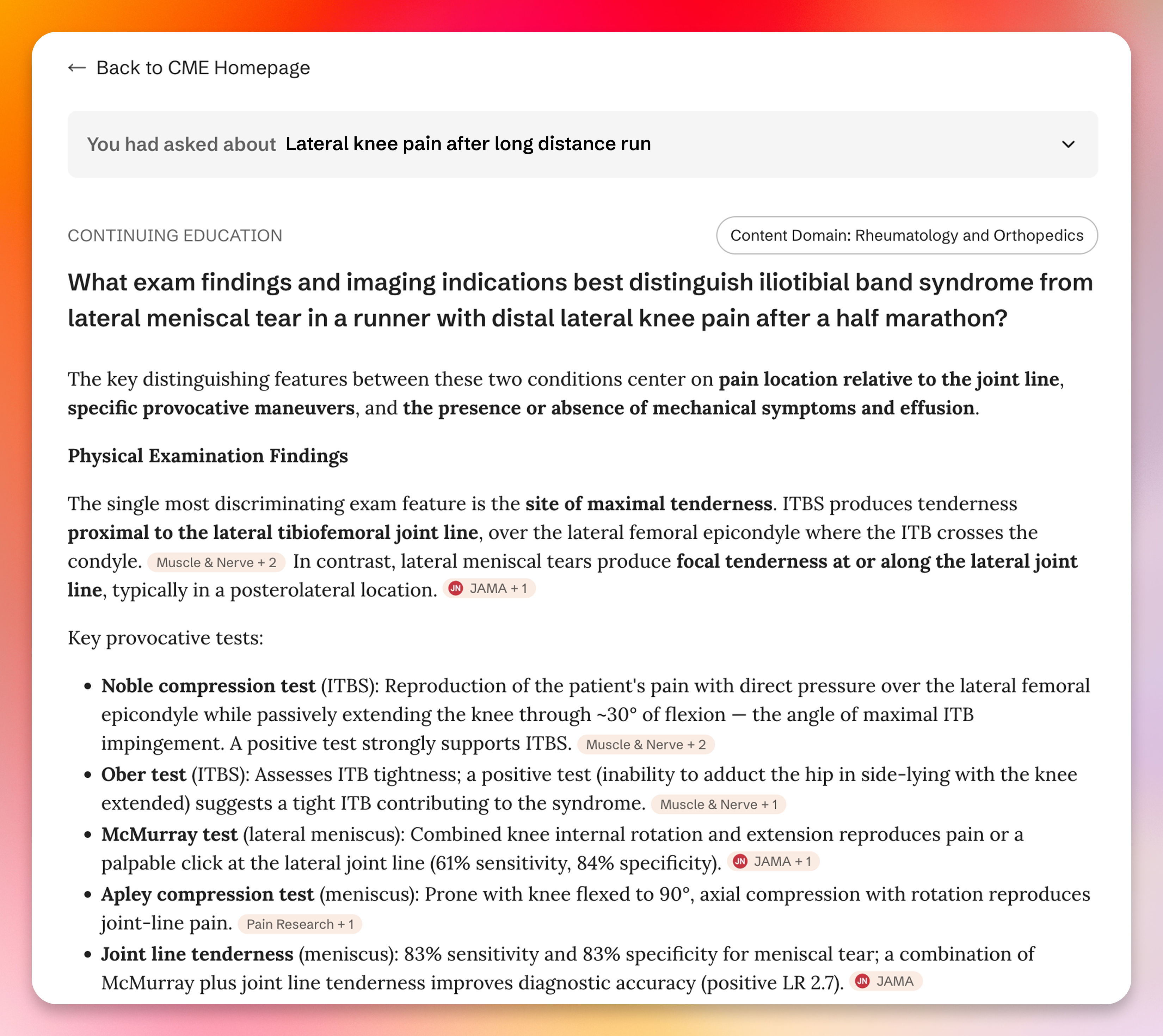 User Guide Cme Review Topic