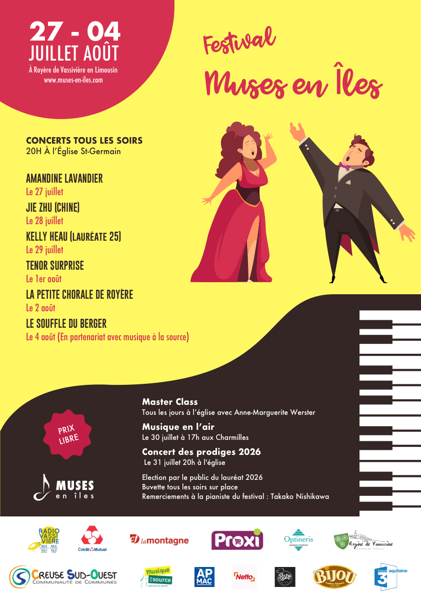 Master Class en chant lyrique et interprétation / Festival Muses-en-Îles