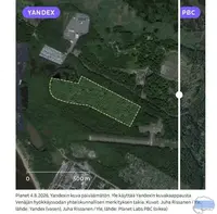 Яндекс начал дорисовывать лес на картах, чтобы скрывать военные объекты