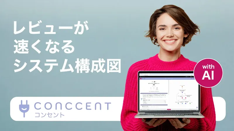 AIが構成図を自動生成する「CONCCENT」登場、開発レビューの非効率を解消へ