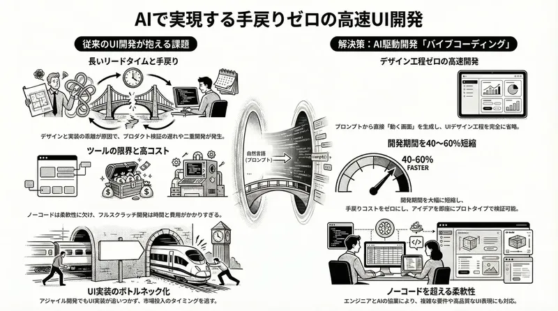 プロンプトから直接コード生成。Ragateがデザイン不要のUI/UX開発支援サービスを開始