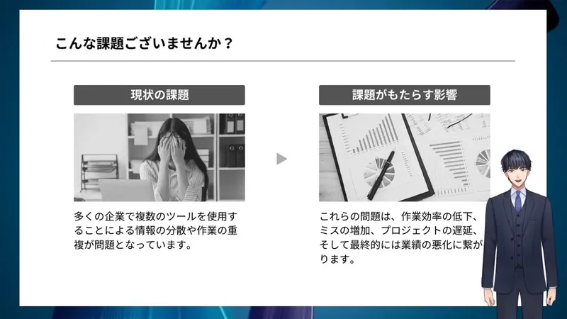 資料や音声がAIで動画に。「NoLang 4.0」登場