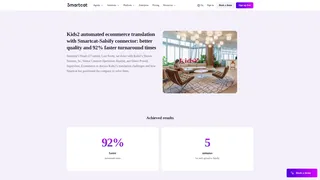 Kids2 automated ecommerce translation with Smartcat-Salsify connector: better quality and 92% faster turnaround times