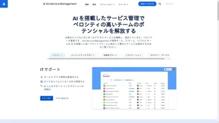 Jira Service Managementのスクリーンショット