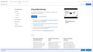Cloud Monitoringのスクリーンショット