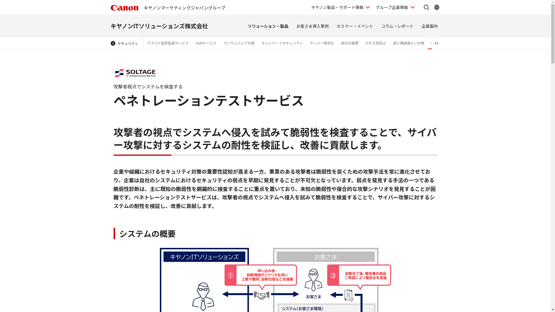 ペネトレーションテストサービス