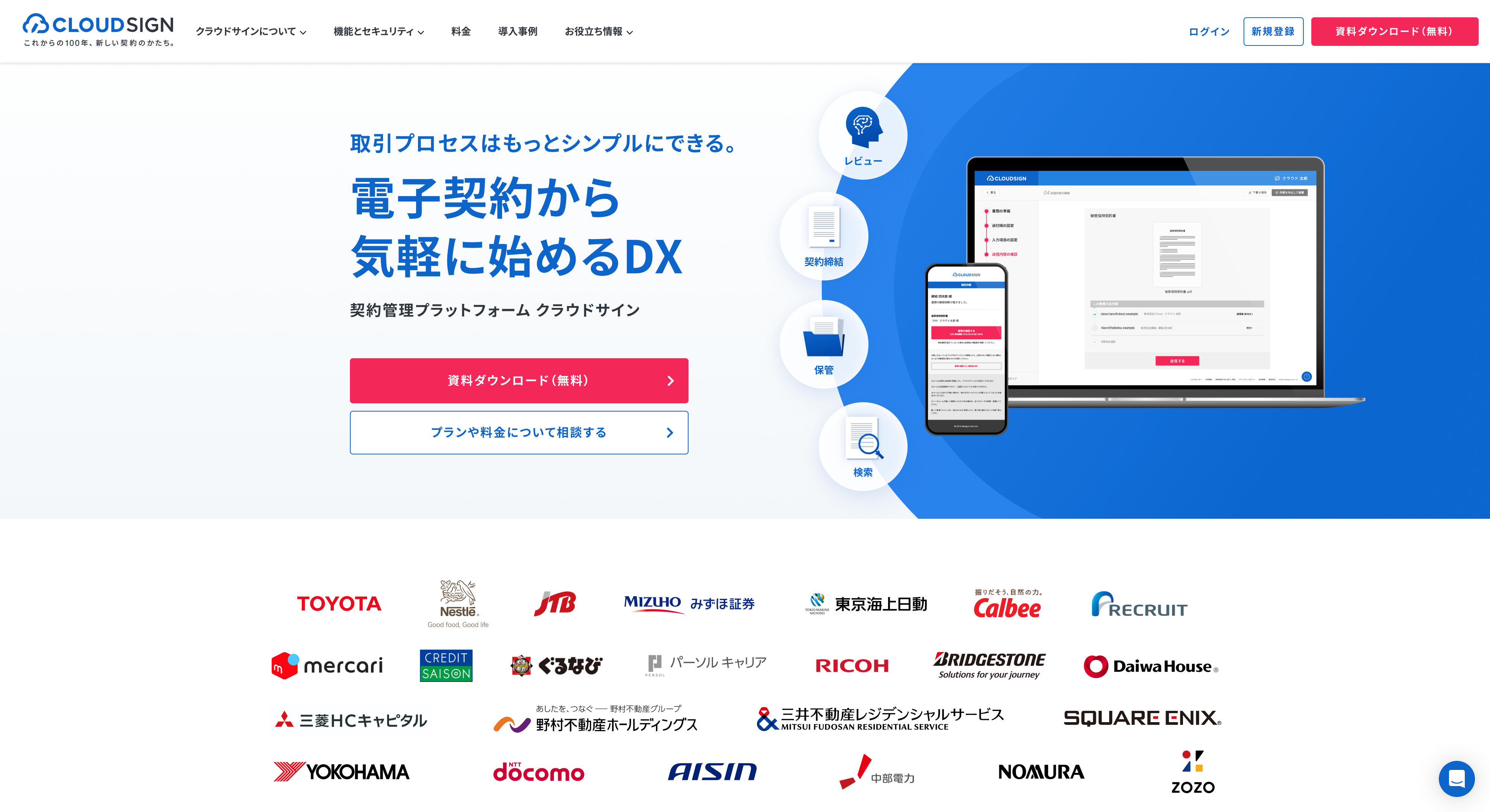 クラウドサイン