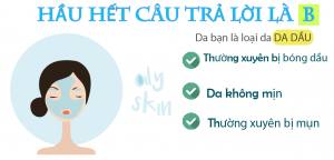 xác định loại da dầu