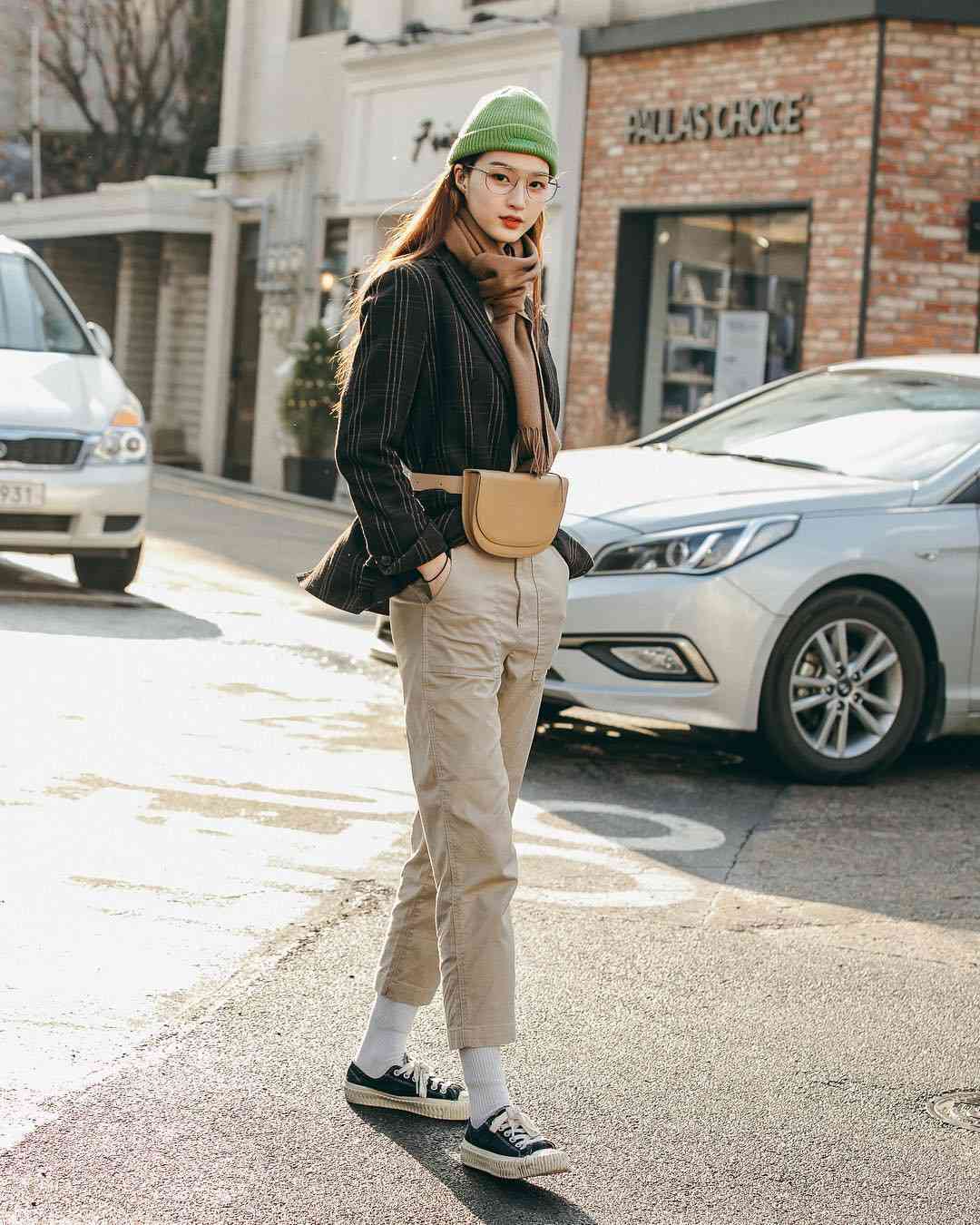 streetstyle cực chất của giới trẻ Hàn