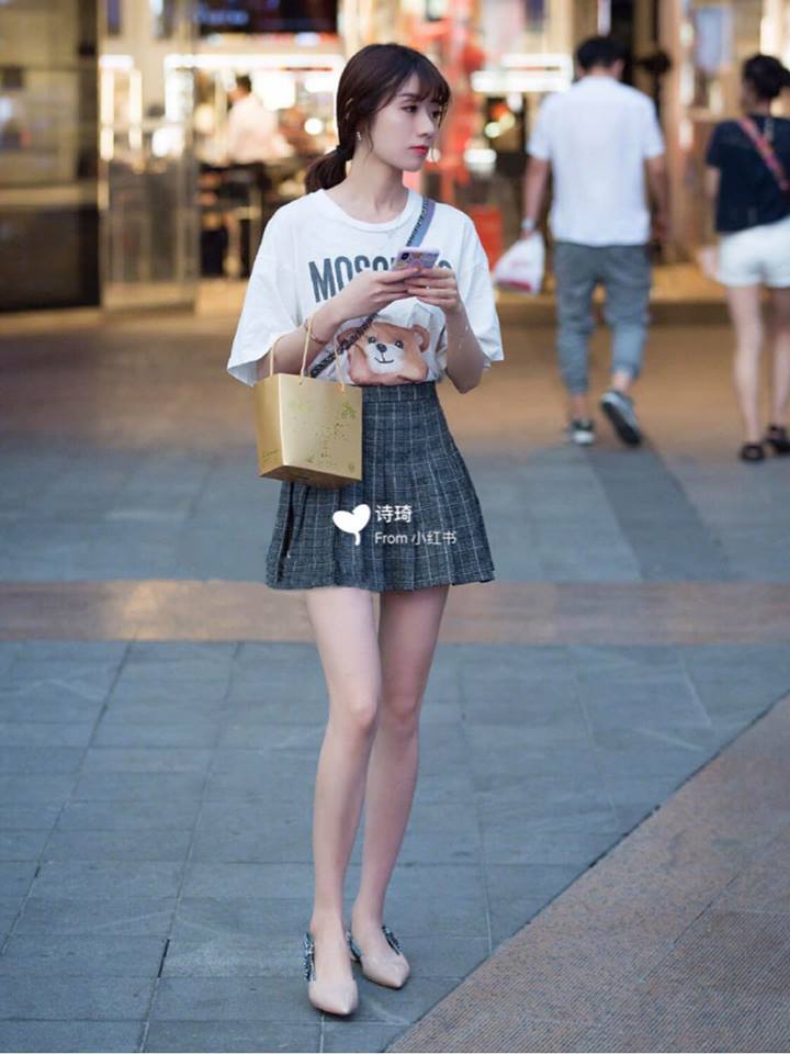 streetstyle giới trẻ trung quốc