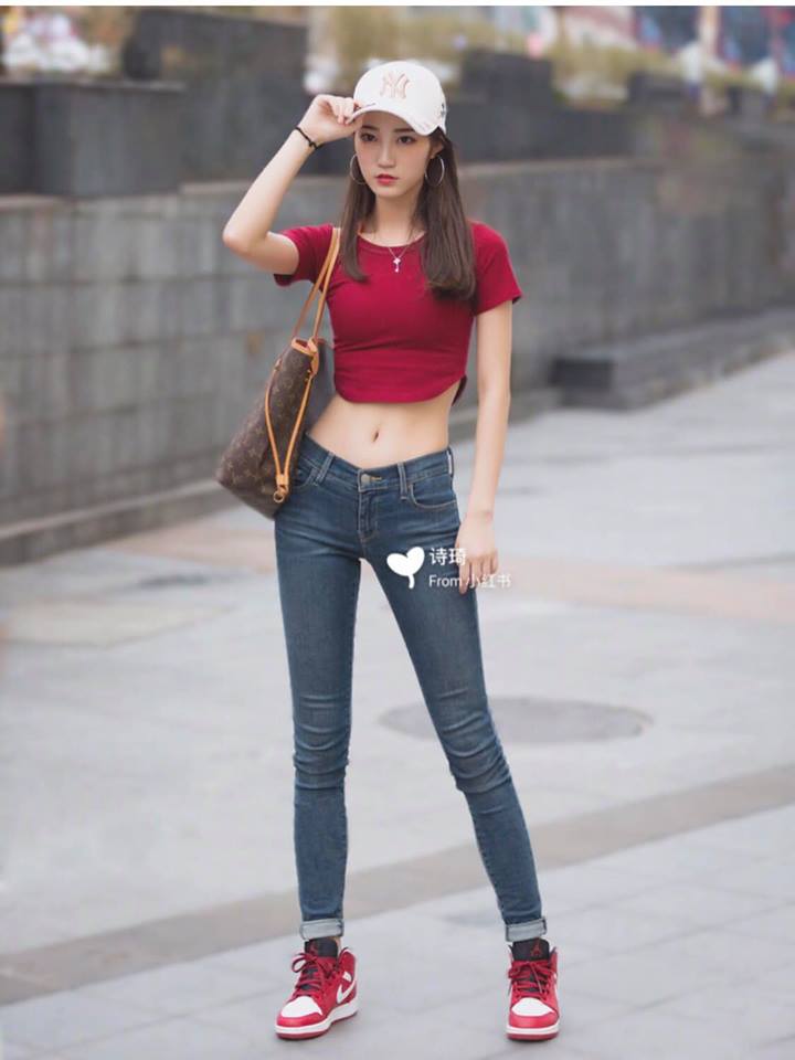 streetstyle giới trẻ trung quốc