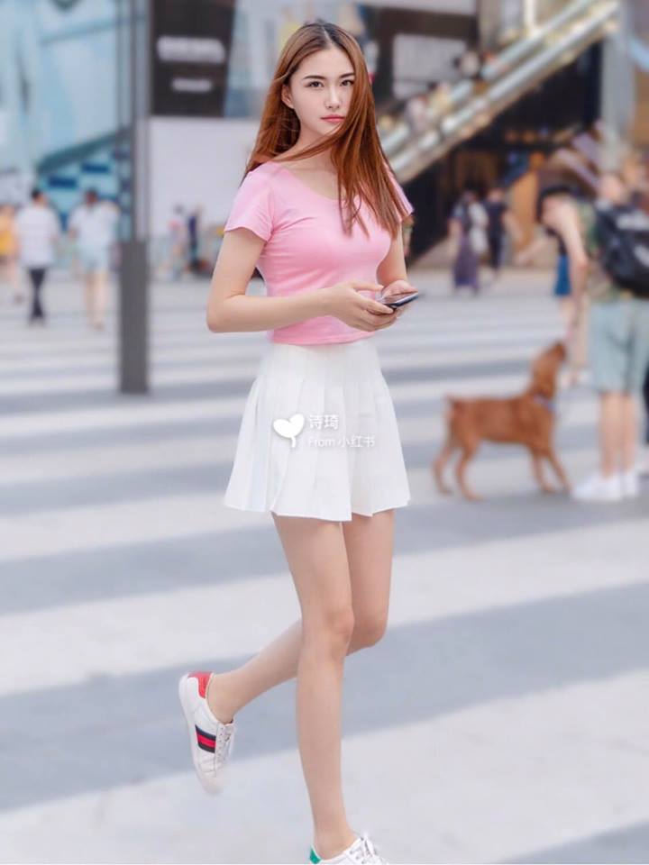 streetstyle giới trẻ trung quốc