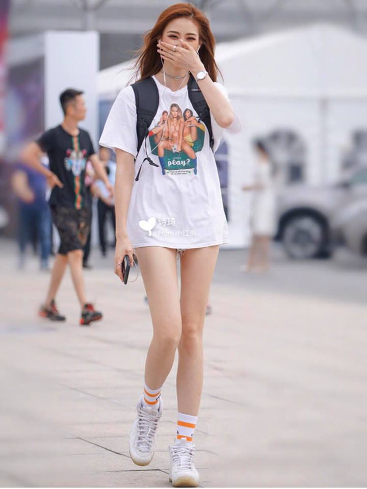 streetstyle giới trẻ trung quốc