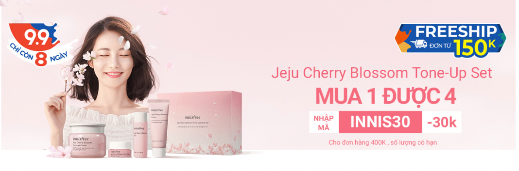 review Innisfree Cherry Blossom Tone Up Cream