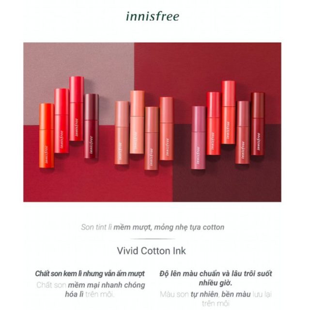 review Innisfree Vivid Cotton Ink 