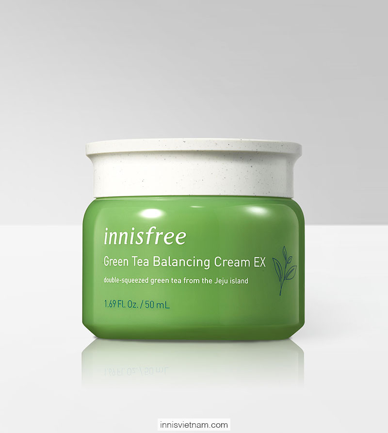 kem dưỡng da dành cho bà bầu Innisfree Green Tea Balancing Cream