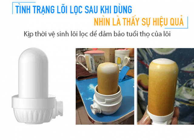 lõi lọc nước tại vòi