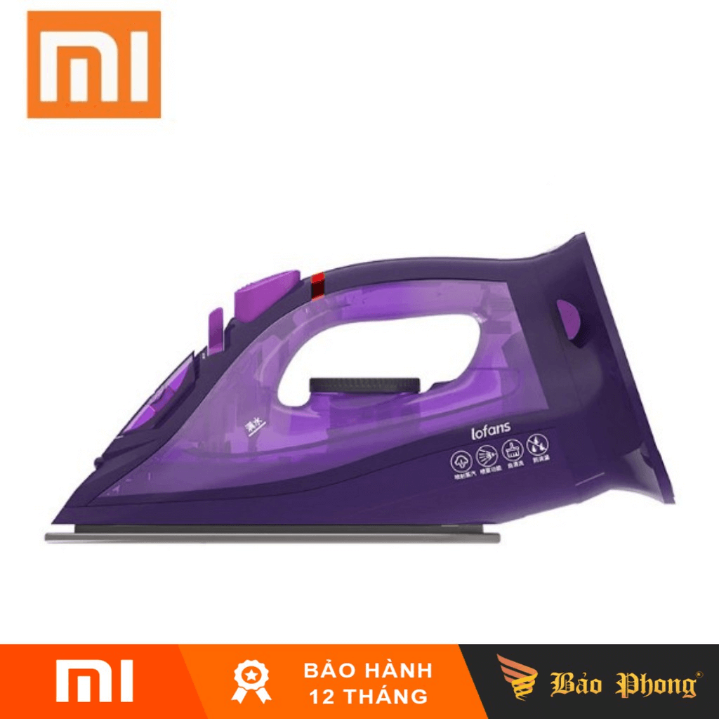 Bàn ủi Xiaomi với mặt trước hình tam giác