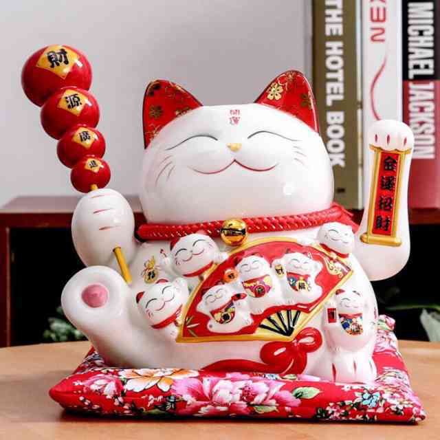 Mèo thần tài Nhật Bản đại diện cho sự may mắn và tài lộc (Nguồn: Shopee)